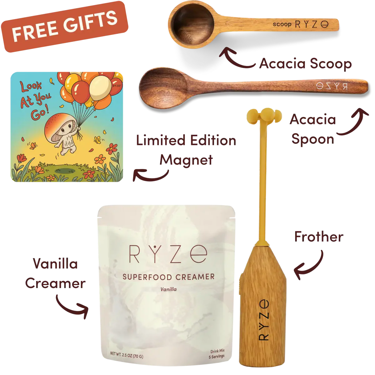 Mushroom Coffee Starter Kit (60 servings) - Cozy Pairing