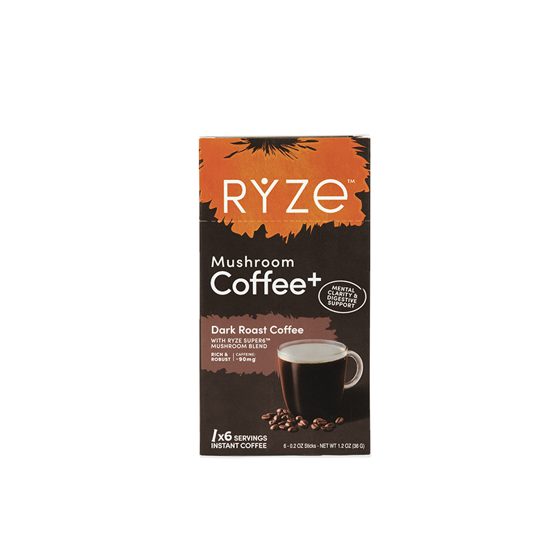 RYZE Dark Roast Carton Front