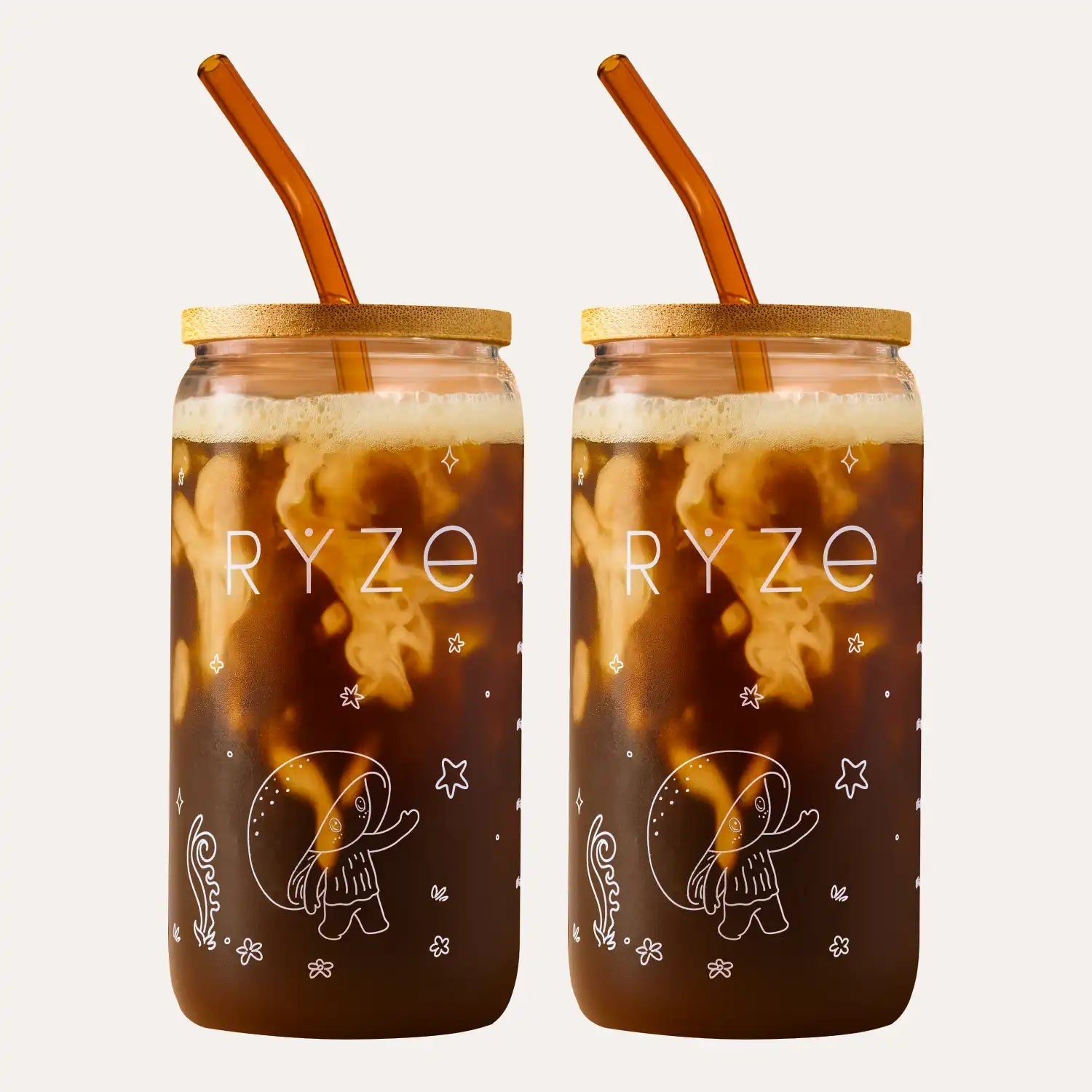 RYZE Limited Edition Glass 2x Compressed