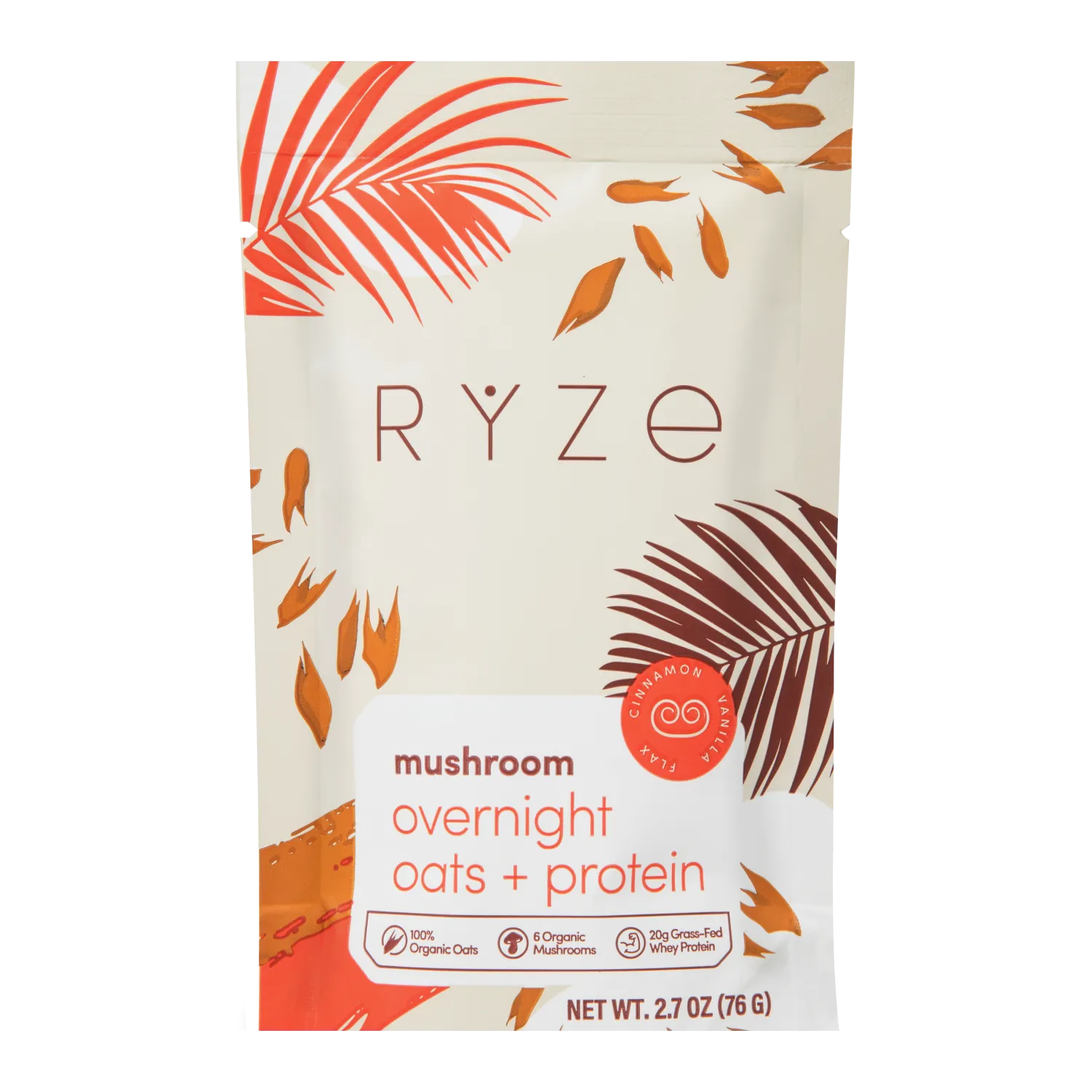 RYZE mushroom Overnight Oats 14 Servings