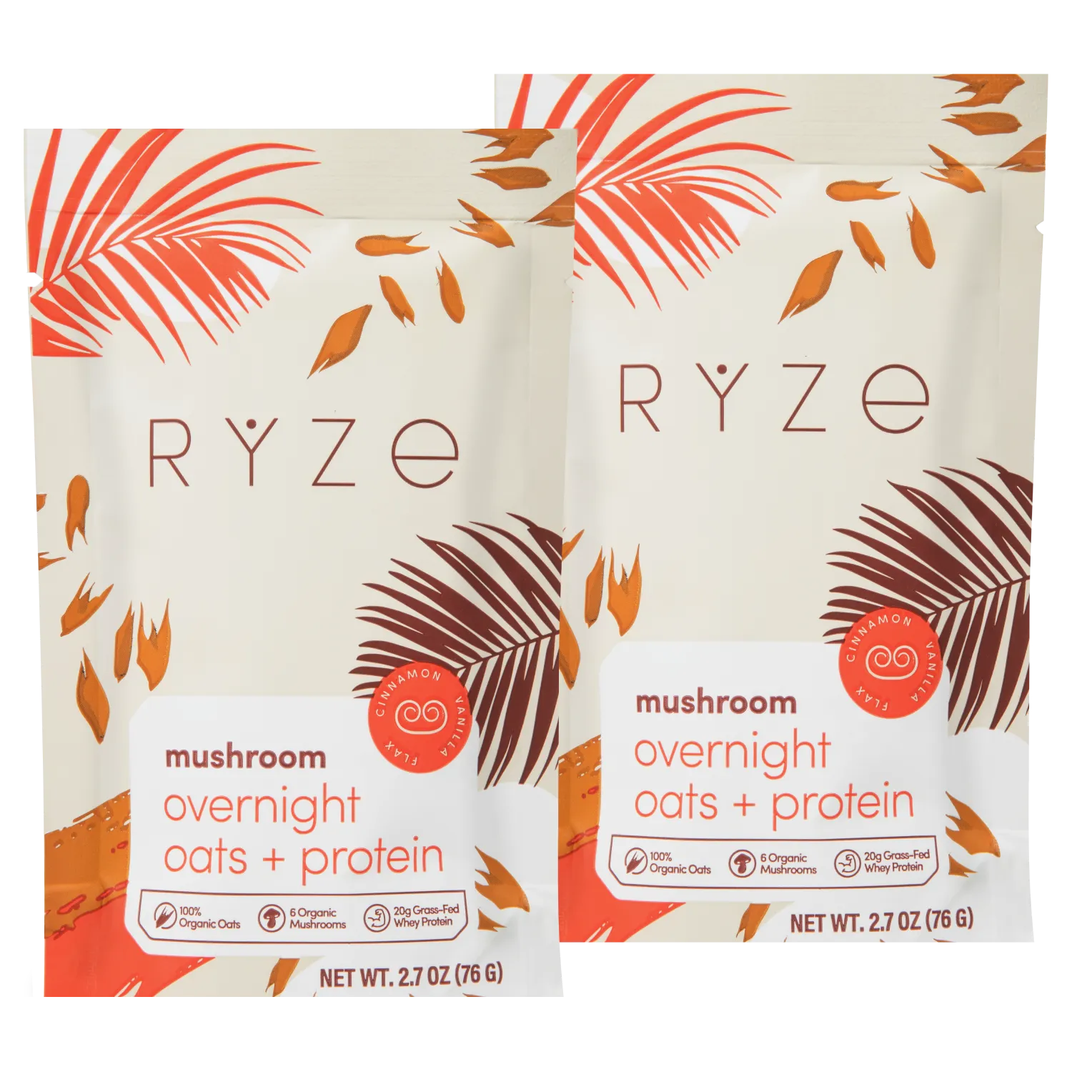 RYZE mushroom Overnight Oats 28 Servings