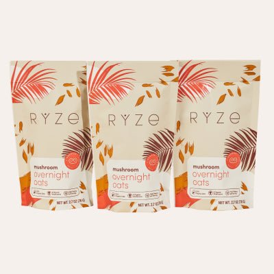 RYZE Get Mushroom Overnight Oats 50% OFF!